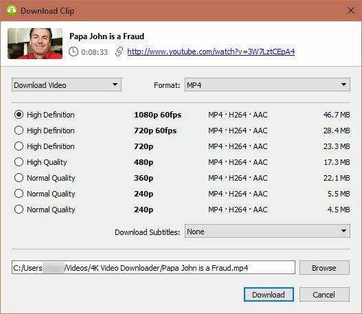 4K Video Downloader Stáhne seznamy videí YouTube, kanály a další 4K Video Downloader Stáhněte si video