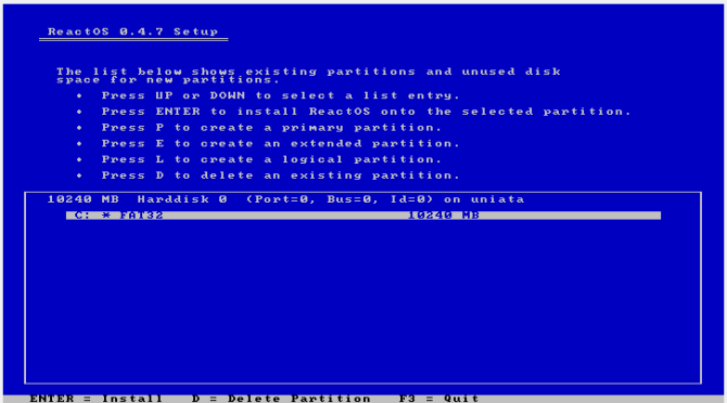 Reagovat na disk install4