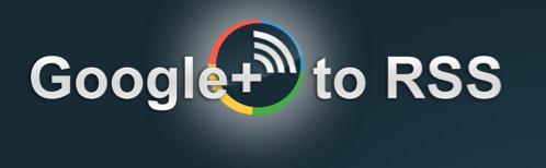 google plus rss feed generátor