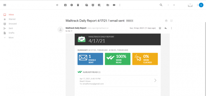 MailTrack pro Gmail