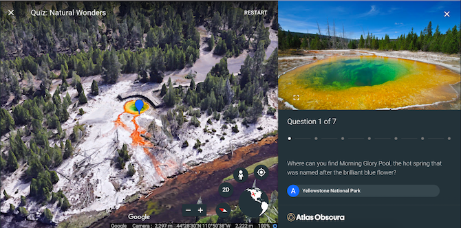 Jak používat Google Earth v prohlížeči Google Earth Kvíz