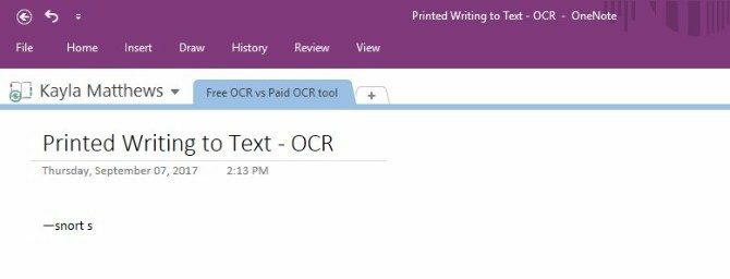 onenote optické rozpoznávání znaků