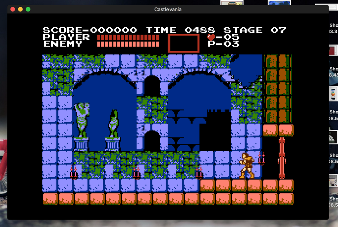 Castlevania na emulátoru