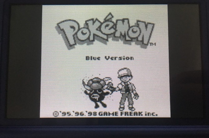 staré pokemonové hry - pokemon blue