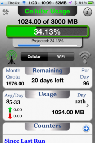 Použijte Data Master pro sledování využití dat vašeho iPhone [iOS, po omezenou dobu zdarma] 2013 01 23 10