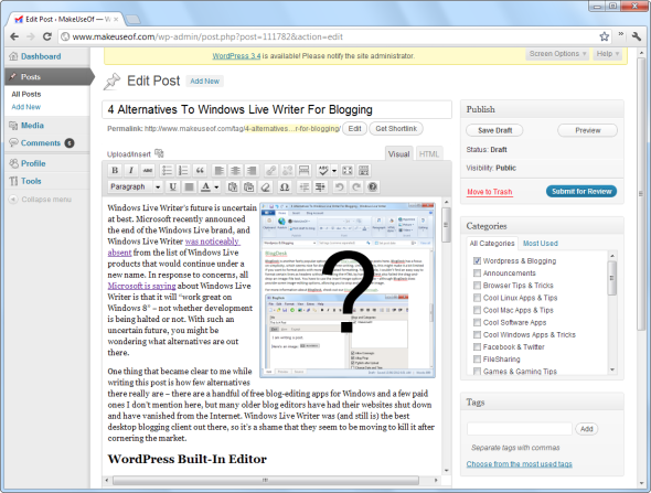 Windows Live Writer alternativa