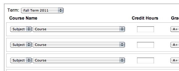 Studujte na své univerzitě s Koofersem [pouze USA] GPA