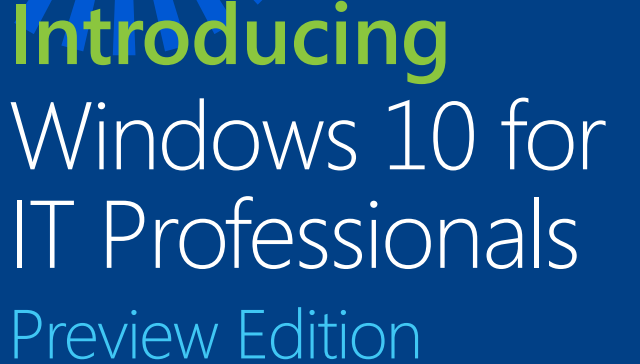 Windows 10 IT Professional Náhled