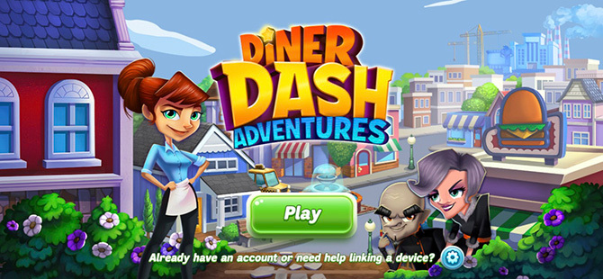 Nejlepší hry na vaření Diner Dash Adventures