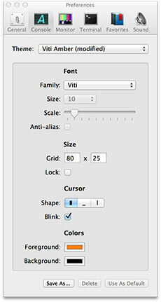 Cathode & Blinky: Sexy Vintage Replaceements for Terminal & TextEdit [Mac OS X] konzole