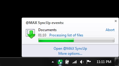 Automaticky zálohujte, synchronizujte a obnovujte své soubory Windows pomocí aplikačního zásobníku @MAX SyncUp [Odměny]