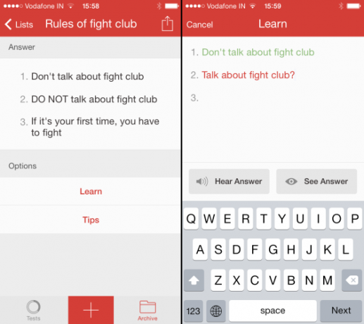 Vylepšete paměť s iPhone pomocí Eidetic-Fight-Club-Learn