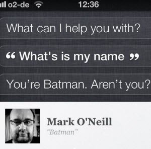 Siri, proč mi nerozumíš? [INFOGRAPHIC] siri batman