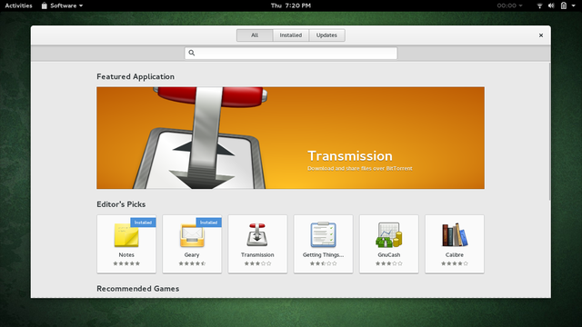 Software LinuxEasierSetupWindows-GNOME