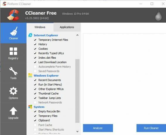 6 tipů a triků CCleaner pro efektivní čištění počítače 01 CCleaner Vyberte položky k čištění