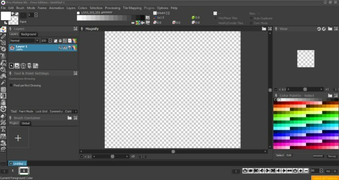 Pro Motion NG Pixel Art Tool Vývojáři retro her