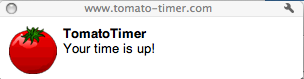 3 z nejlepších bezplatných aplikací pro produktivitu Pomodoro TomatoTimer3