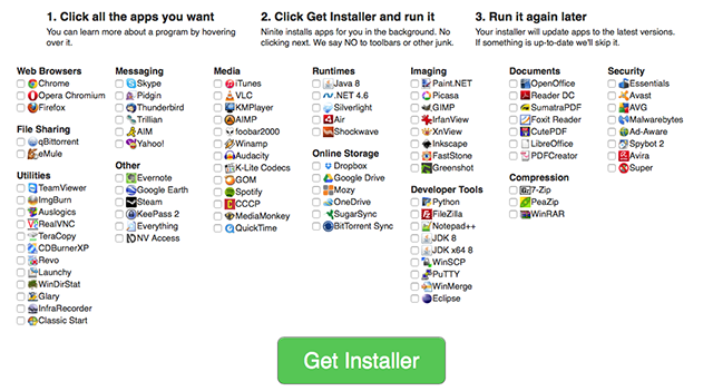 Ninite-ultimate-windows-downloader