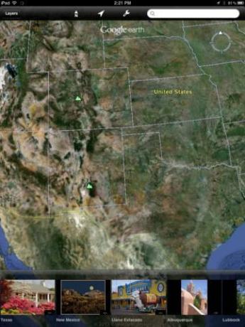 Google Earth pro iPad 2