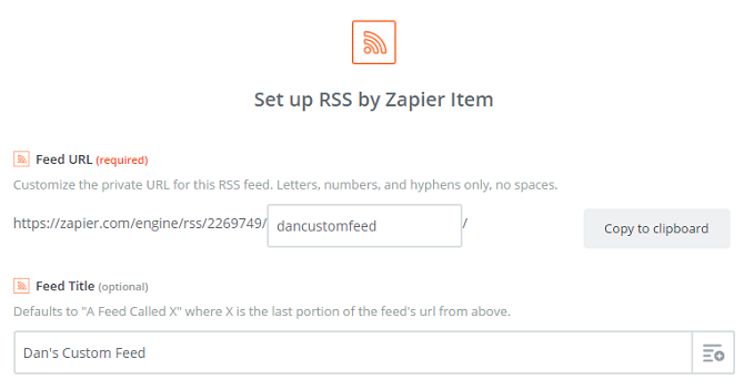 RSS od zapier dan feed