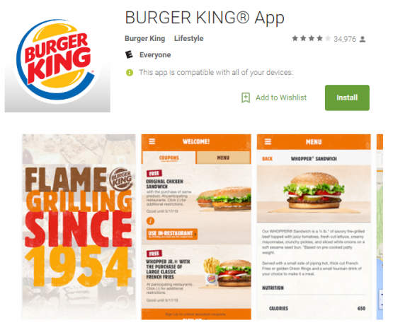 hamburger král android