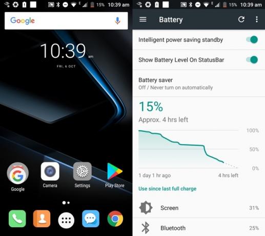 Doogee BL7000 Recenze: Největší baterie vůbec, ale stále to nevydrží dva dny Screenshot Battery