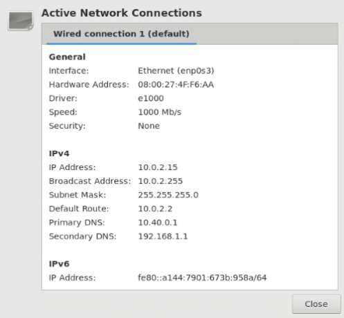 Zkontrolujte IP adresu routeru v systému Linux