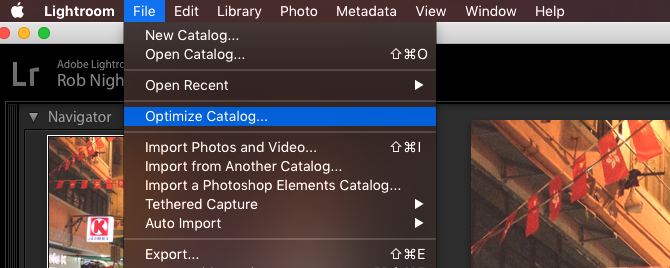 katalog pro optimalizaci lightroom