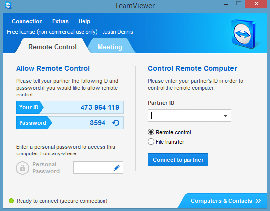 Soubory synchronizace TeamViewer