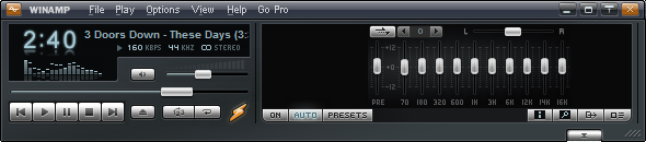 winamp přehrávač pro Windows