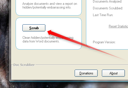 Jak procházet metadata z dokumentů Word [Windows] docscrubber