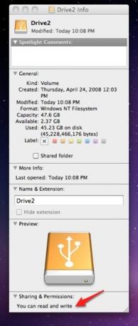 Nejrychlejší ovladač NTFS na světě pro Mac OS X [prozradí] DriveInfo