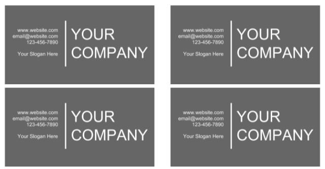 Karta Google-Docs-Templates-At-Work-Business-Card