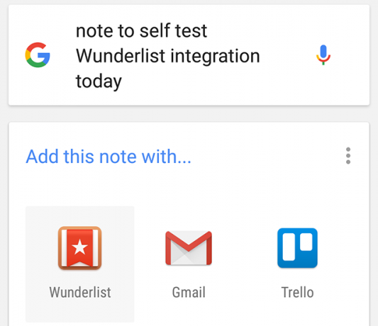 integrace google-now-voice-wunderlist