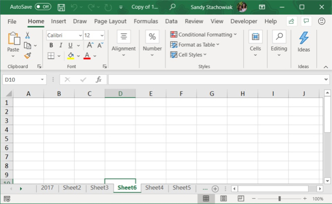 Excel Přidat kartu