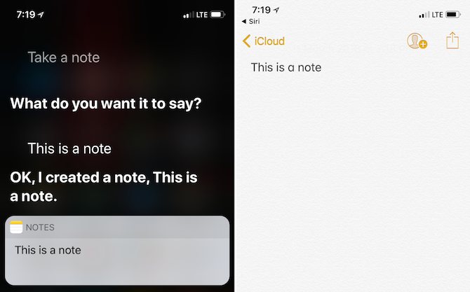 Apple Notes Features - Zeptejte se Siri