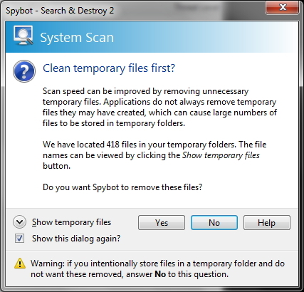 Spybot - Search & Destroy: Jednoduchá, přesto efektivní cesta pro čištění vašeho PC Malware System skenování dočasných souborů