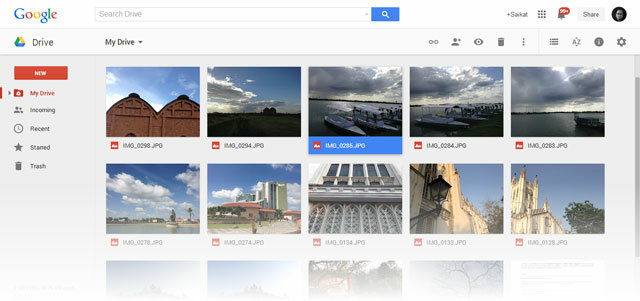 Disk Google - Grid View