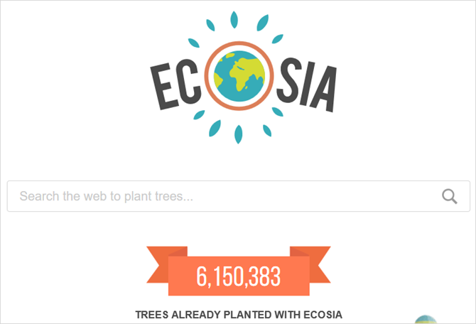 7 Alternativy vyhledávání Google a jejich ochranné známky Hlavní web Ecosia