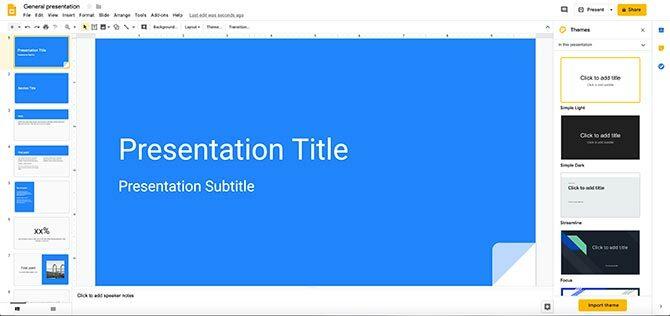 Jak vytvořit prezentaci Google Slides Workspace