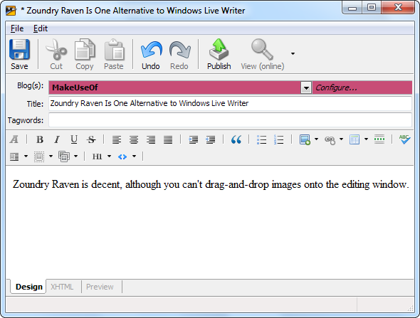 alternativa k Windows Live Writer