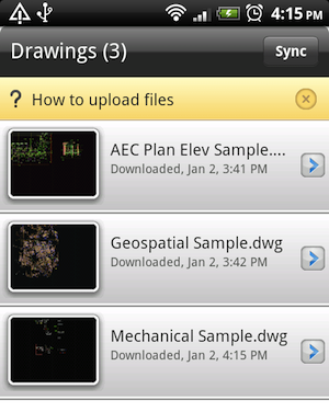 autocad android aplikace