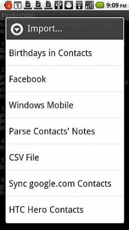 android aplikace odkaz kontakty facebook