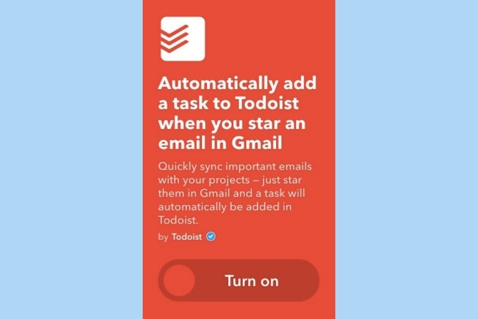 ifttt gmail todoistické úkoly