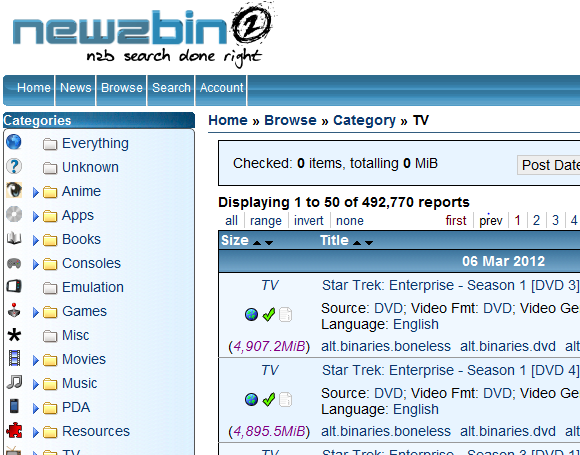 Příručka Jak začít s programem Usenet newzbin