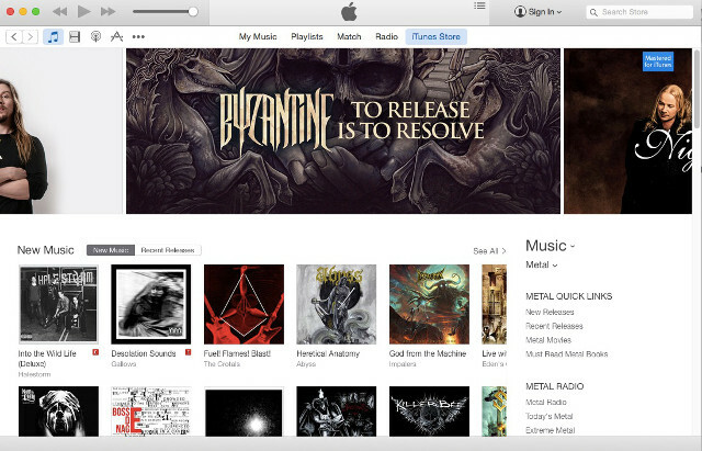 iTunes store