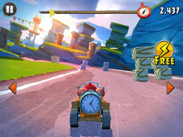 Angry Birds Go! Recenze: Mohou ptáci přežít skok zdarma? ab go race