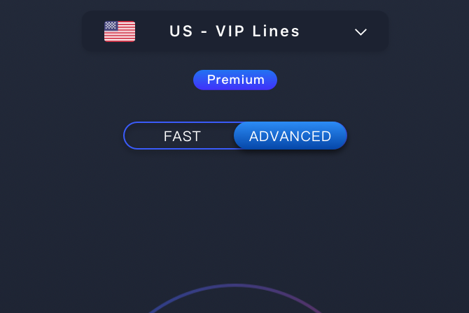 V síti Hotspot VPN zvolte rychlý nebo pokročilý režim