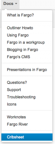 Fargo cribsheet