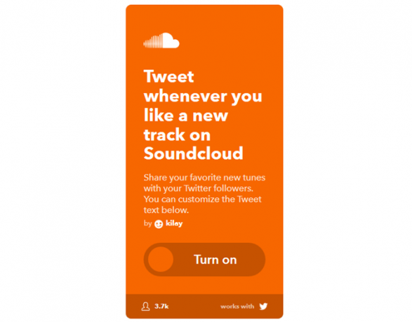 Průvodce Ultimate IFTTT: Používejte nejvýkonnější nástroj na webu, jako je Pro 45IFTTT SoundCloudToTwitter